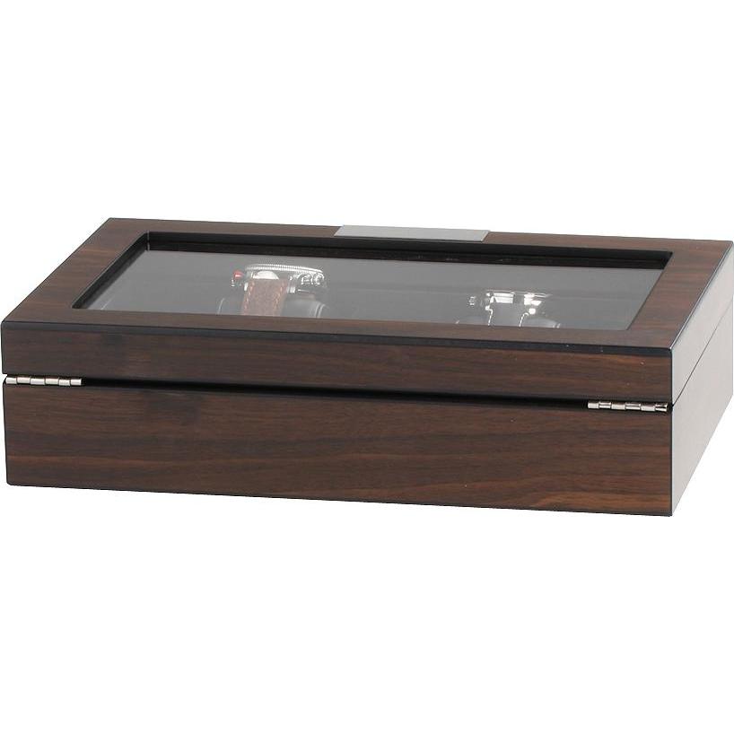 Rothenschild, Portagioielli, Scatola per orologi RS-2381-10W per 8 orologi + gemelli, Marrone