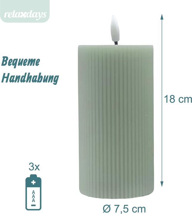 Image du produit Relaxdays 4 bougies (4x)