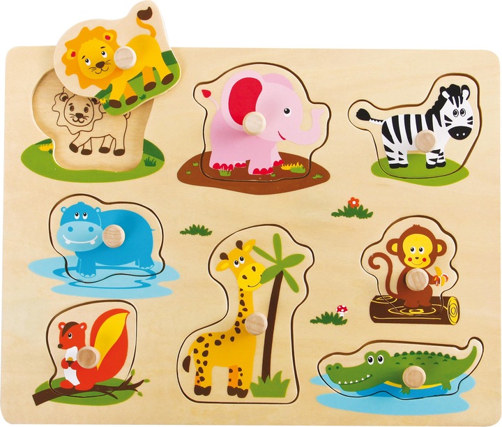 Puzzle d'animaux sauvages avec Griffli