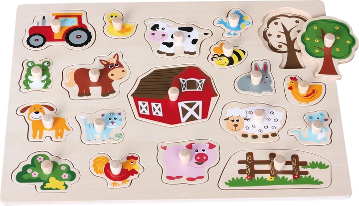 Image du produit Spielba Animaux avec poignée (19 pièces)
