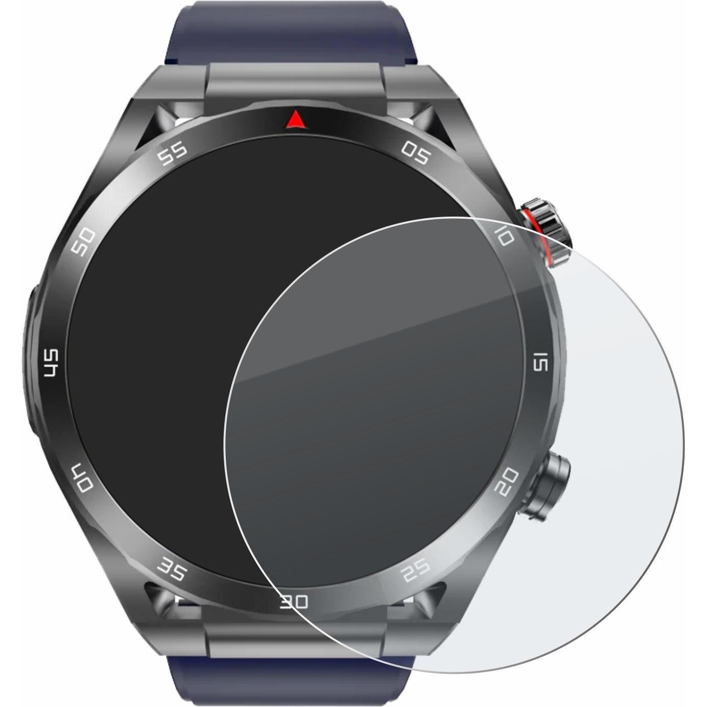 Thumbnail - upscreen Schutzglas Schutzfolie Displayschutz Display Schutz Glas Folie matt, Smartwatch Schutzfolie, Grau