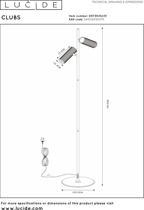 Produktbild Lucide Clubs (GU10)
