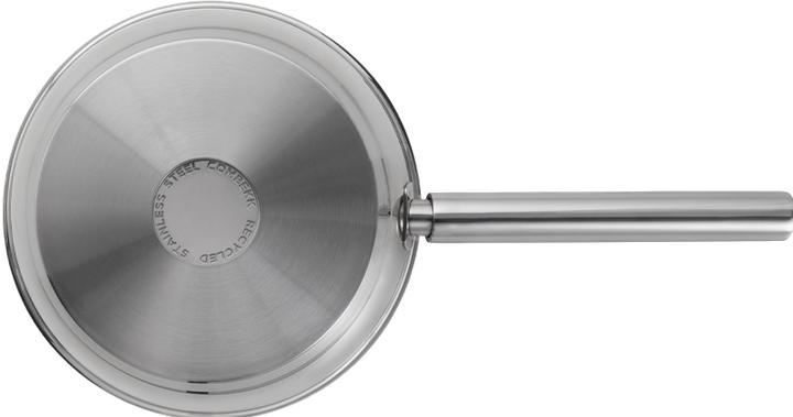 Produktbild Combekk Koekenpan Y - roestvrijstaal - 24cm - gerecycled - inductiegeschikt (24 cm, Bratpfanne, Edelstahl)
