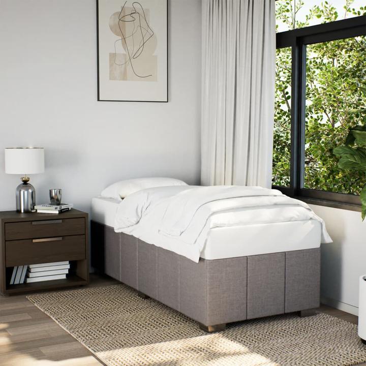 Actual product image vidaXL Fabric bed frame (100 x 200 cm)