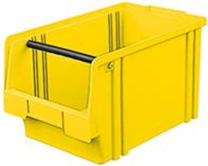 Magni Opbergdoos met open voorzijde LK 2A geel 350/300x200x200 mm
