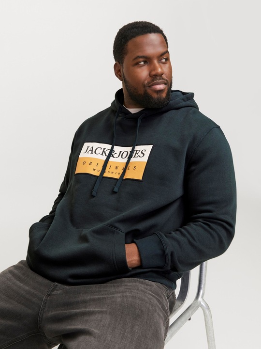 Produktbild Jack & Jones Plus Size Logo Kapuzenpullover Kapuzenpullover (4XL)