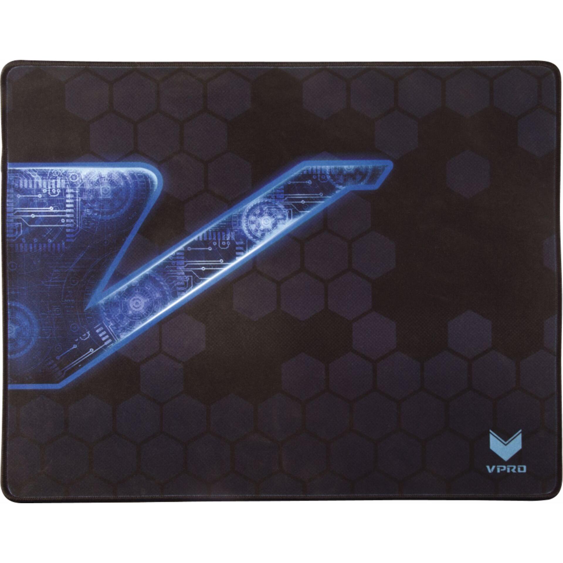 Rapoo VPRO V1000 Gaming Mauspad, Mausmatte, Schwarz, Blau