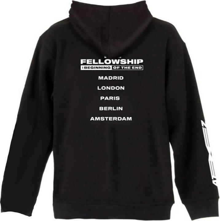 Immagine prodotto Universal Textiles Felpa con cappuccio Fellowship Tour Euro Full Zip per adulti (S)