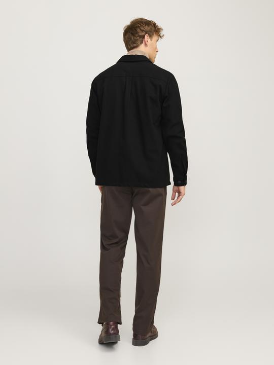 Actual product image Jack & Jones Jprraymond Melange Solid Ls Overshirt Sn (L)