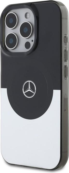 Image du produit Mercedes MEHMP16L23HBIGK iPhone 16 Pro 6.3" czarny srebrny/black silver hardcase Doubel Layer BiC (Apple iPhone 16 Pro)