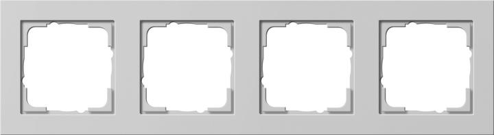 Actual product image Gira Cover frame 4f E2 Grey m 021437