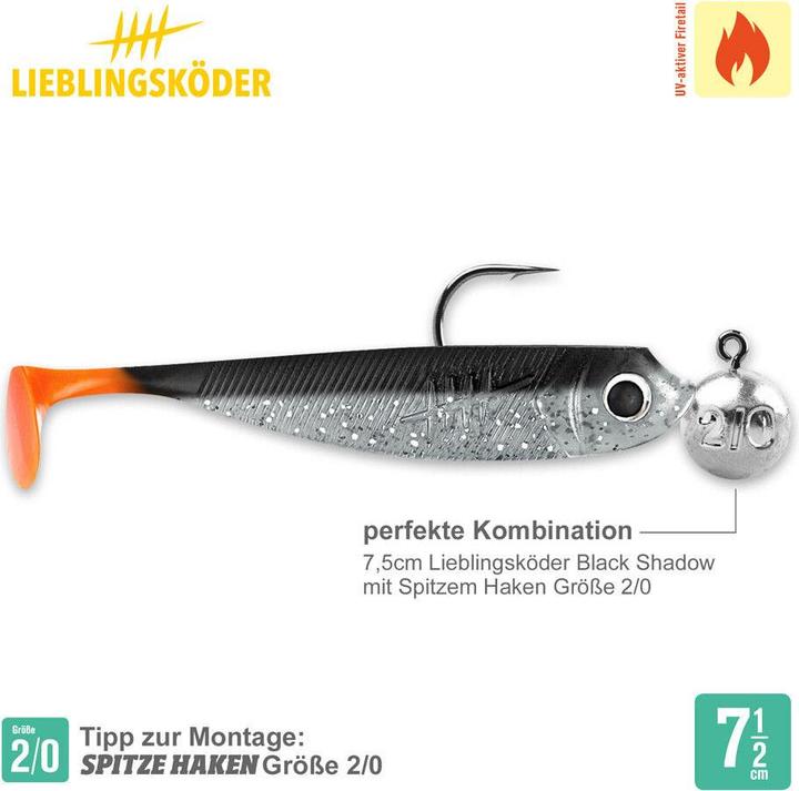 Produktbild Lieblingsköder Black Shadow (7.50 cm)