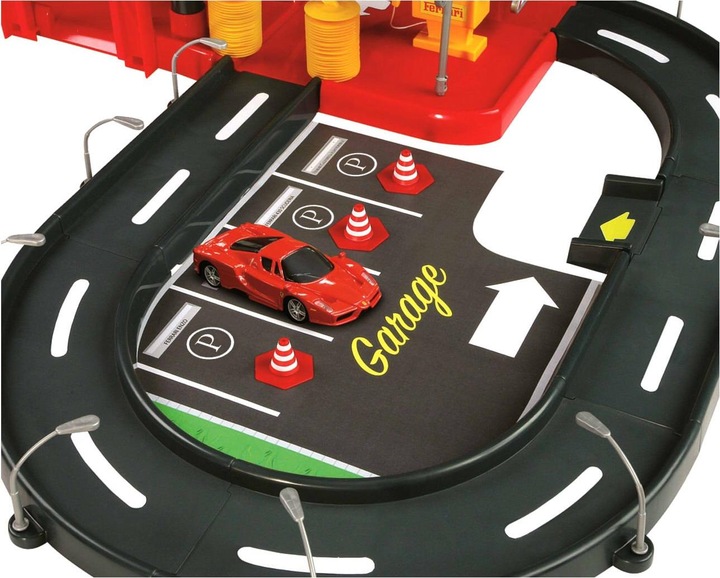 Actual product image Bburago Ferrari parking garage