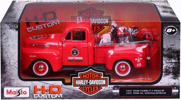 Actual product image Maisto Ford F-1 Pick up & EL Knucklehead