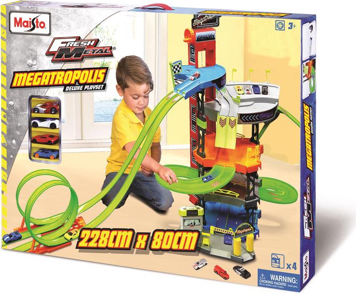 Actual product image Maisto Megatropolis Deluxe Playset