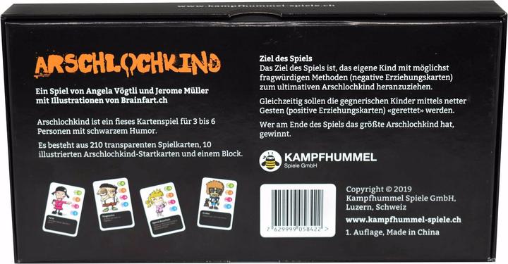 Immagine prodotto Kampfhummel Arschlochkind (Tedesco)
