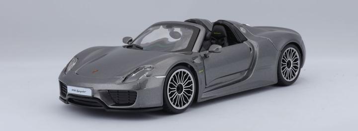 Produktbild Bburago Porsche 918 Spyder 1:24 Grau
