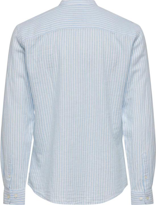 Produktbild Only & Sons Onscaiden Ls Mao Stripe Linen Shirt Noos Hemd (XL)