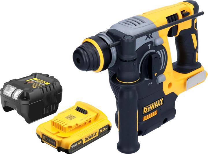 Productafbeelding DeWalt DCH 273 D1 Akku Kombihammer 18 V 2,1 J SDS Plus Brushless + 1x Akku 2,0 Ah + Ladegerät (Werkt op batterijen)