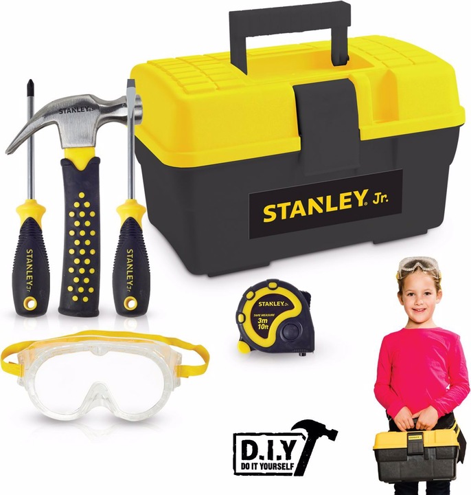 Productafbeelding Stanley Jr Gereedschapskist met 5 gereedschappen