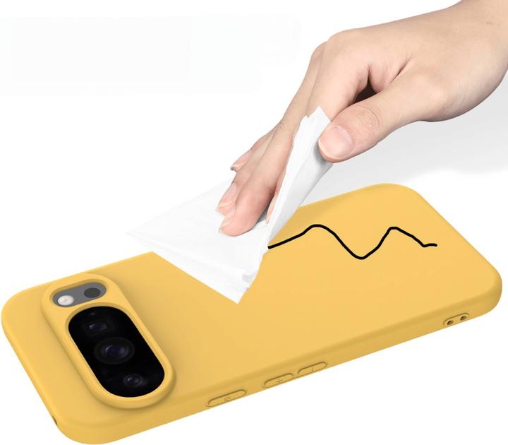 Actual product image Cover-Discount Google Pixel 10 Pro XL - Silikon Gummi Hülle mit Riemen (Google Pixel 10 Pro XL)