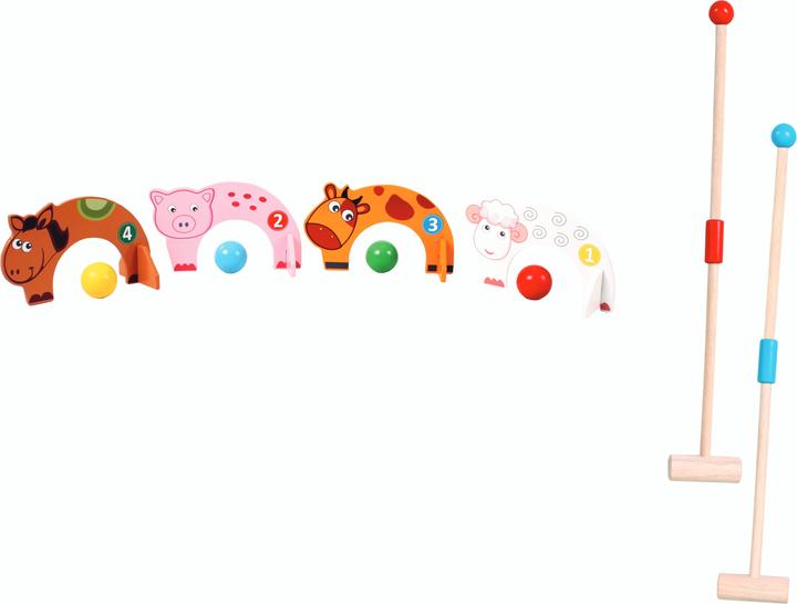 Immagine prodotto Spielba Croquet per bambini con figure di animali
