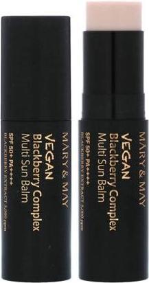 Immagine prodotto Mary&May Vegan Blackberry Complex Multi Sun Balm SPF 50+ PA++++ 0.35 oz 10g (Crema solare viso, SPF 50+, 10 g)