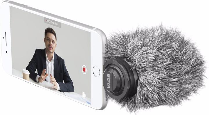 Actual product image Boya BY-DM200 stereo condenser microphone