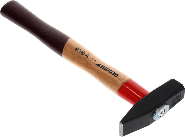 Image du produit Gedore 600 E-500 Marteau de serrurier ROTBAND-PLUS avec manche en frêne, 500 g (500 g)