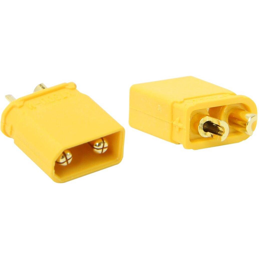 Jamara Hochstromstecker/Buchse XT30 vergoldet Grip 1 Paar