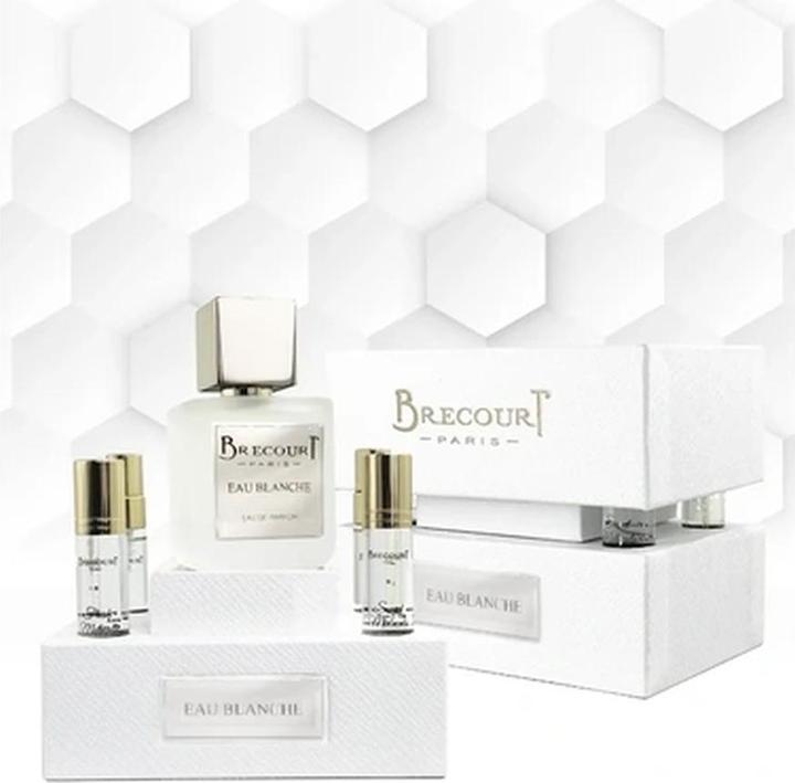 Brecourt Paris BRECOURT EAU BLANCHE EDP 120 ML + VIAL 4X6 ML