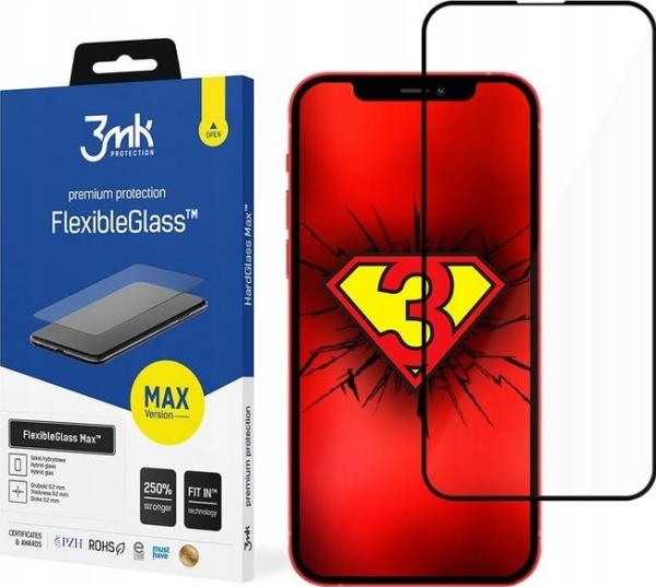 Produktbild 3MK FlexibleGlass Max Bildschirmschutz, Display Folie (1 Stück, Apple iPhone 13)