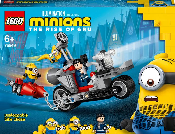 Produktbild LEGO Unaufhaltsame Motorrad-Jagd (75549, LEGO Minions)