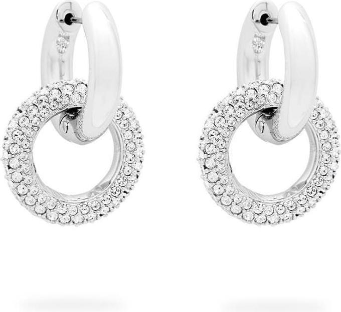Produktbild Swarovski Dextera Kreolen Verschlungener Reif Weiss (Swarovski Metall)