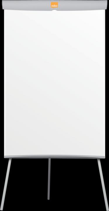 Produktbild Nobo Flipchart aus Stahl mit Dreibeinstativ, magnethaftend (68 x 184 cm)