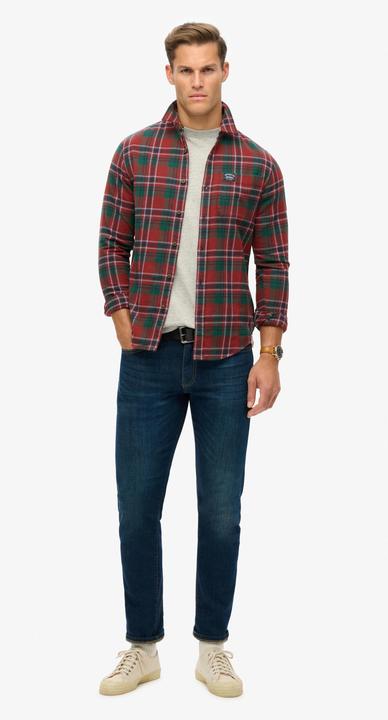 Immagine prodotto Superdry Camicia a quadri con maniche lunghe in cotone (XXL)