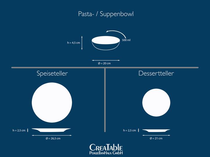 Actual product image CreaTable Fiore (12 pcs.)