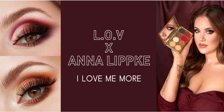 Actual product image L.O.V Eyeshadow palette Anna Lippke I love me more multicolored (Multicoloured)