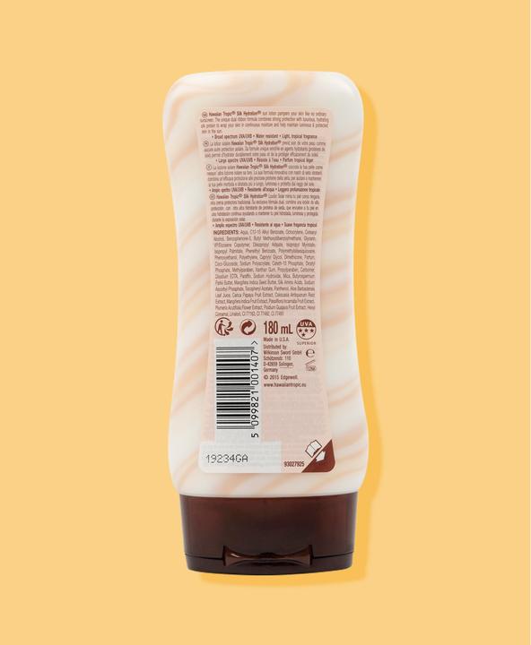 Immagine prodotto Hawaiian Tropic Idratazione della seta (Crema solare, SPF 15, 180 ml, 222 g)