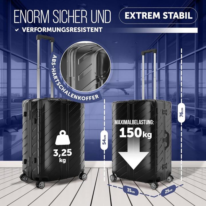 Actual product image Lettoo Hartschalen-Handgepäckkoffer (42 l)