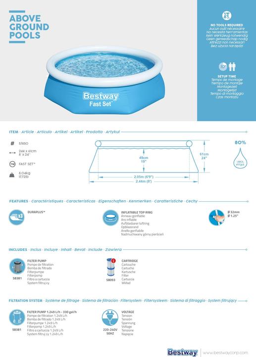 Productafbeelding Bestway 57450