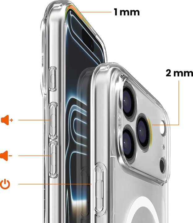 Immagine prodotto Spigen - Ultra Hybrid MagSafe - iPhone 17 Pro Max - Frost White (Apple iPhone 17 Pro Max)