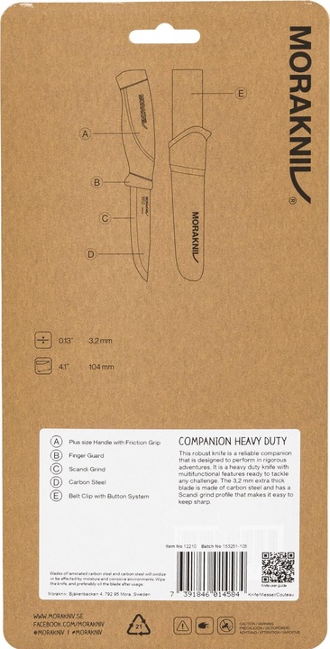 Produktbild Morakniv Companion HeavyDuty (10.40 cm)