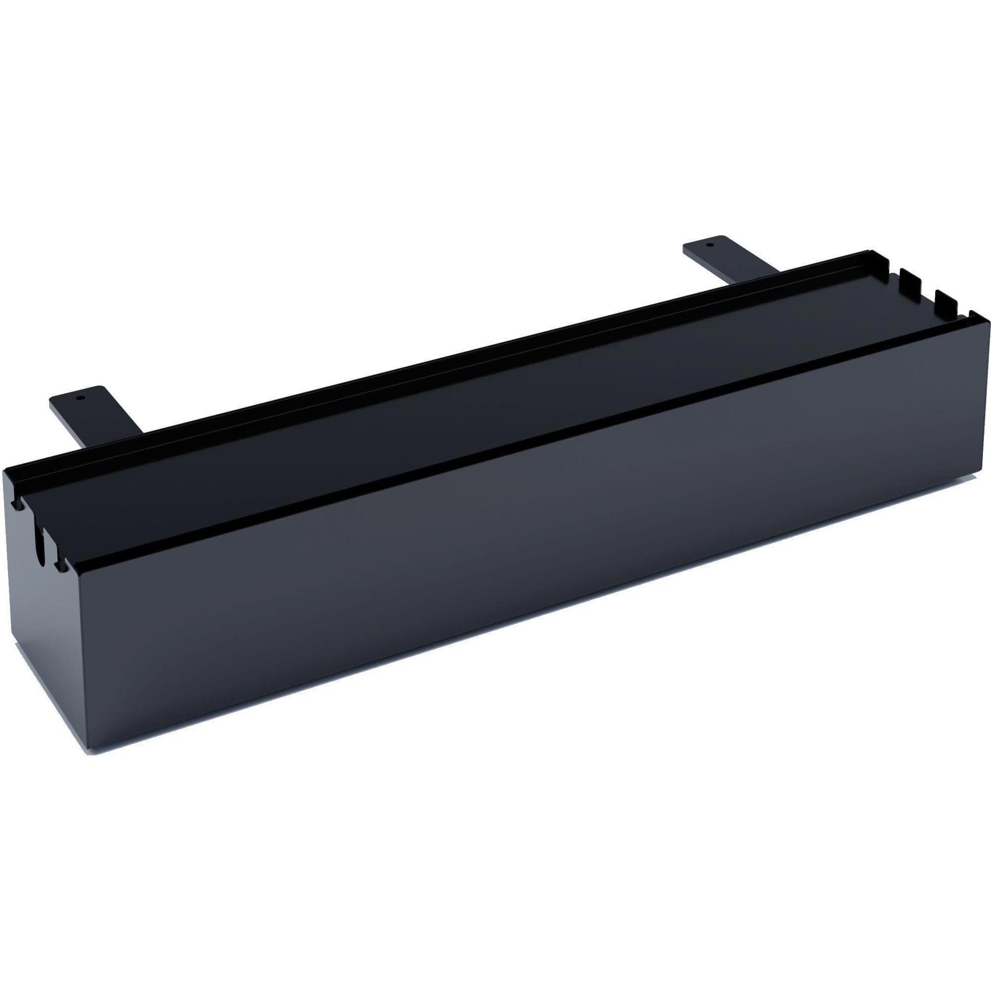 Actiforce, Schreibtisch Accessoire, Multibox L inkl. Tischplatten Montagekit, Schwarz