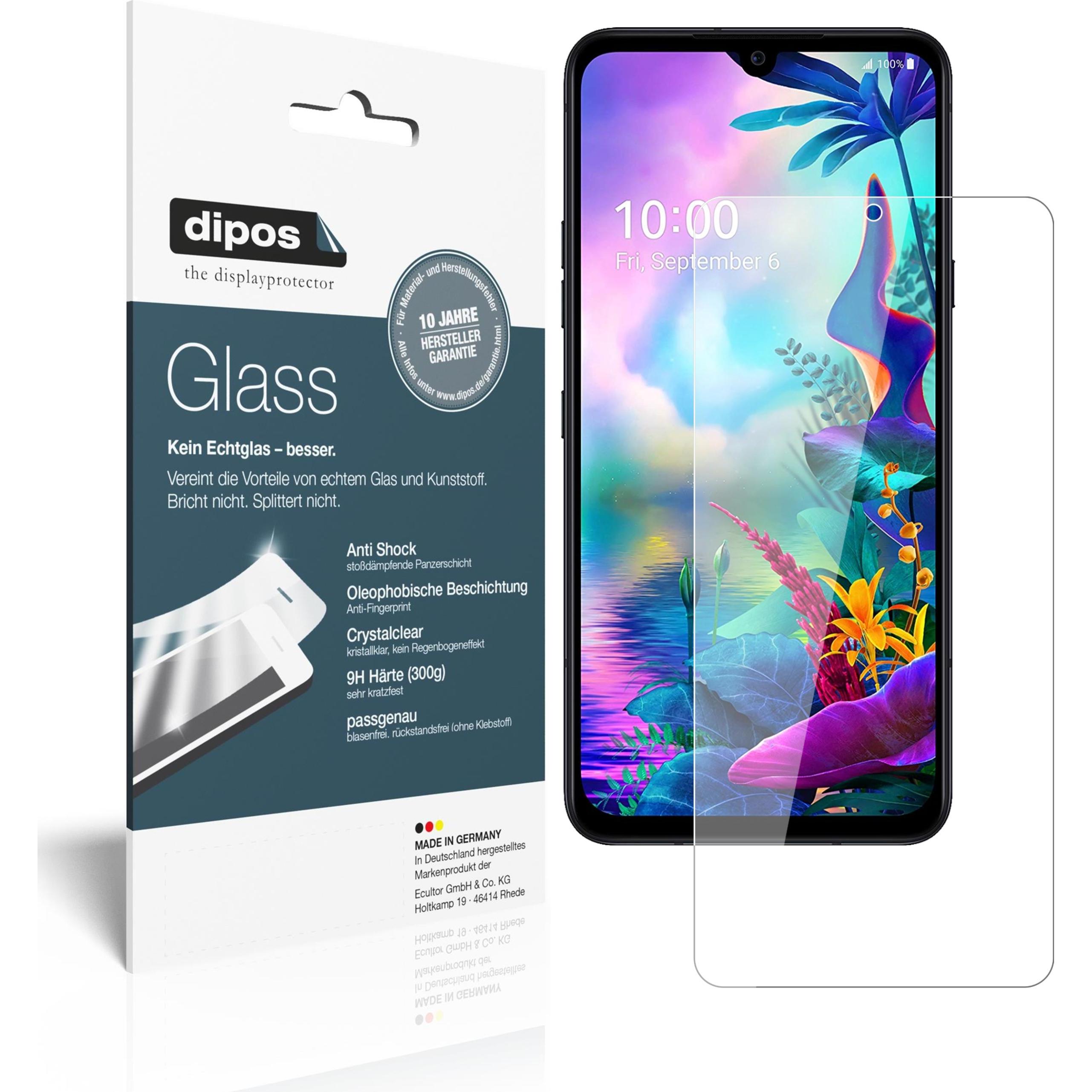 Dipos Displayschutz Anti-Shock (2 Stück, LG G8X ThinQ), Smartphone Schutzfolie, Transparent
