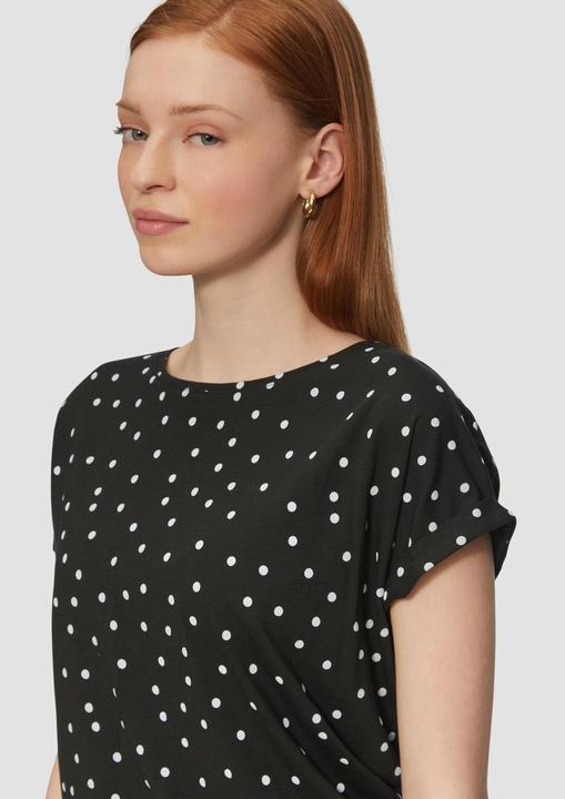 Produktbild S.Oliver T-Shirt Locker geschnittenes T-Shirt aus Modalmix (XS)