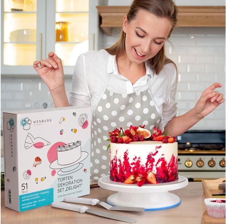 Produktbild Wenburg Torten-Dekoratiosset 51- tlg. - Delight (Spritzbeutel Set)