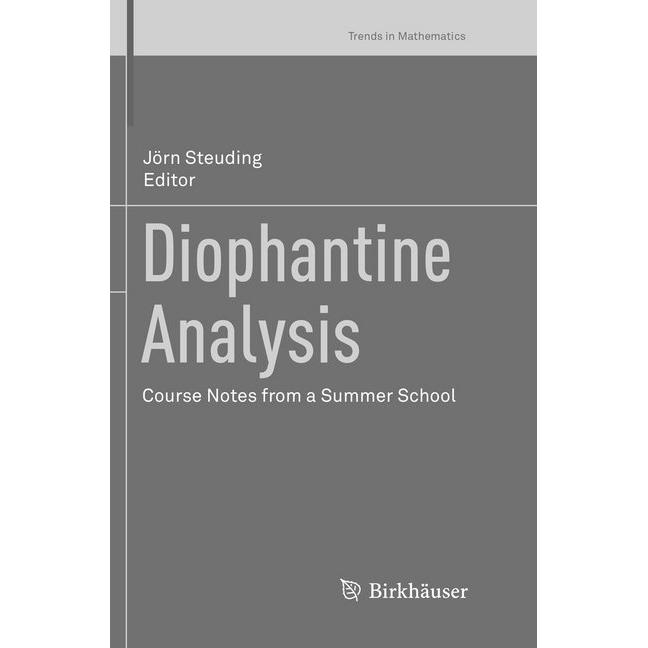 Diophantine Analysis, Fachbücher von Jörn Steuding