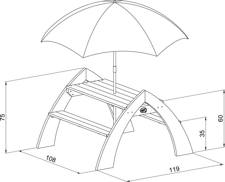 Image du produit Axi Kylo XL Table de pique-nique