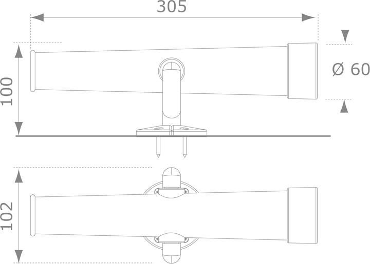 Actual product image Axi Telescope lime green / orange
